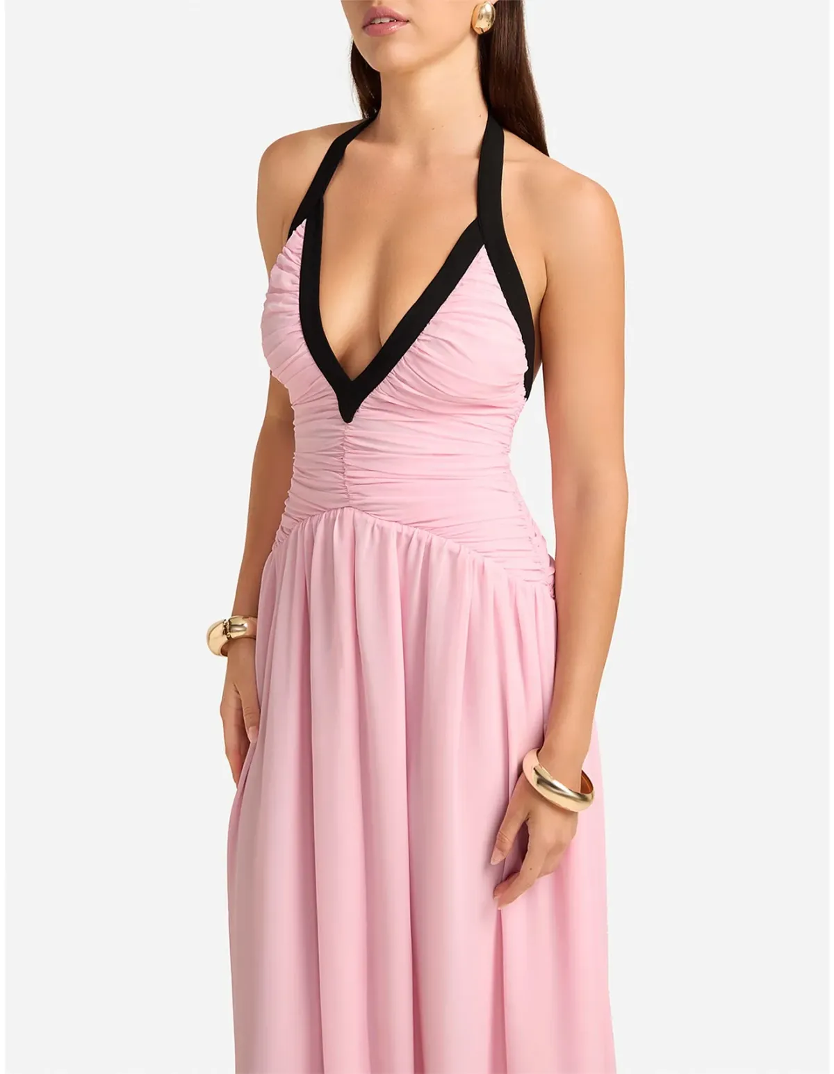 Runaway The Label Carolina Maxi Dress M Musk - Image 3