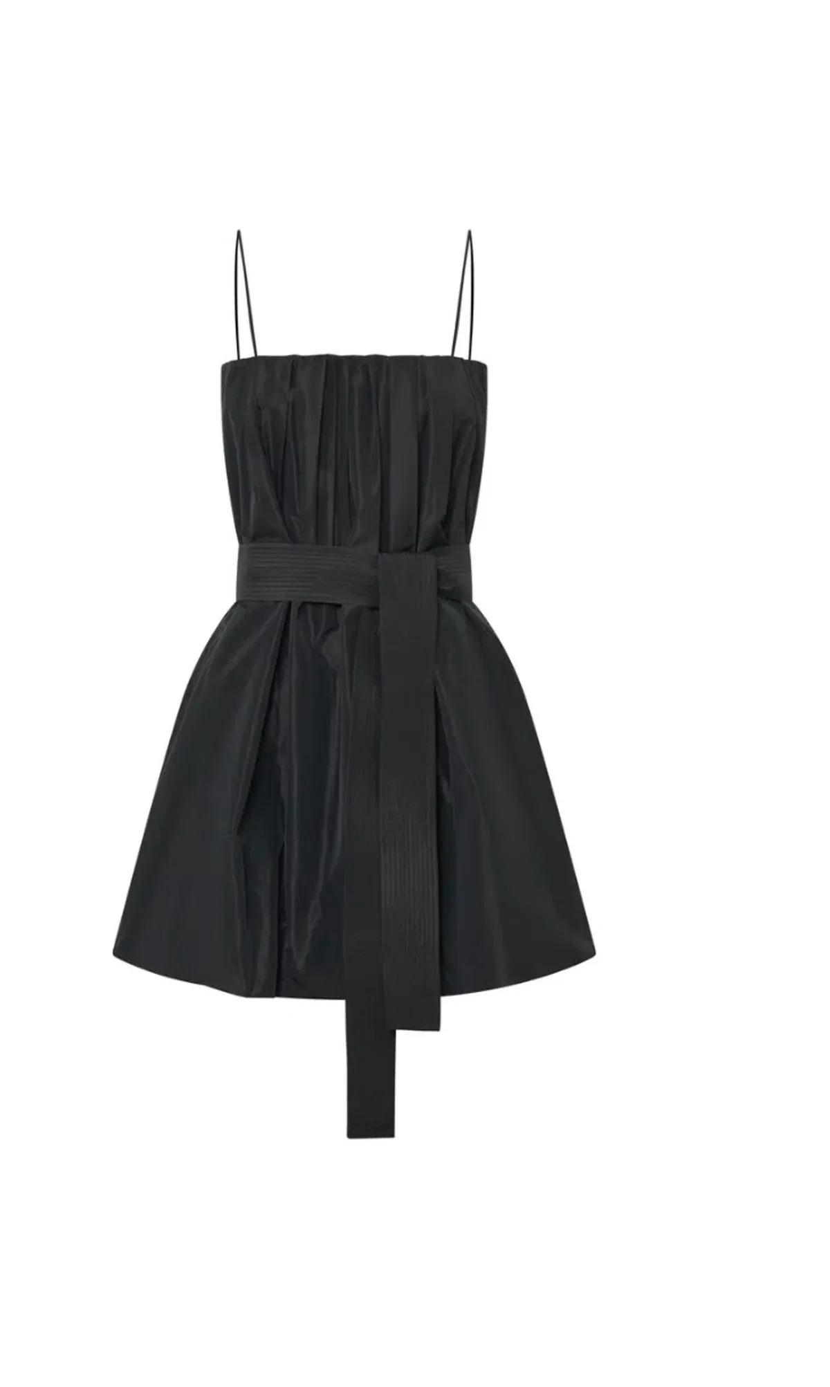 OROTON Taffeta Bubble Mini Dress Black 8 AU - Image 6