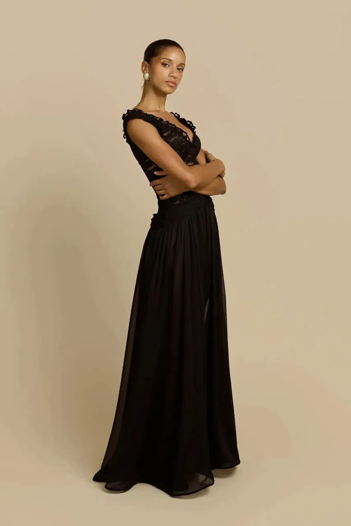 ARCINA ORI ARABELLA DRESS BLACK SIZE 6 (XS) - Image 6
