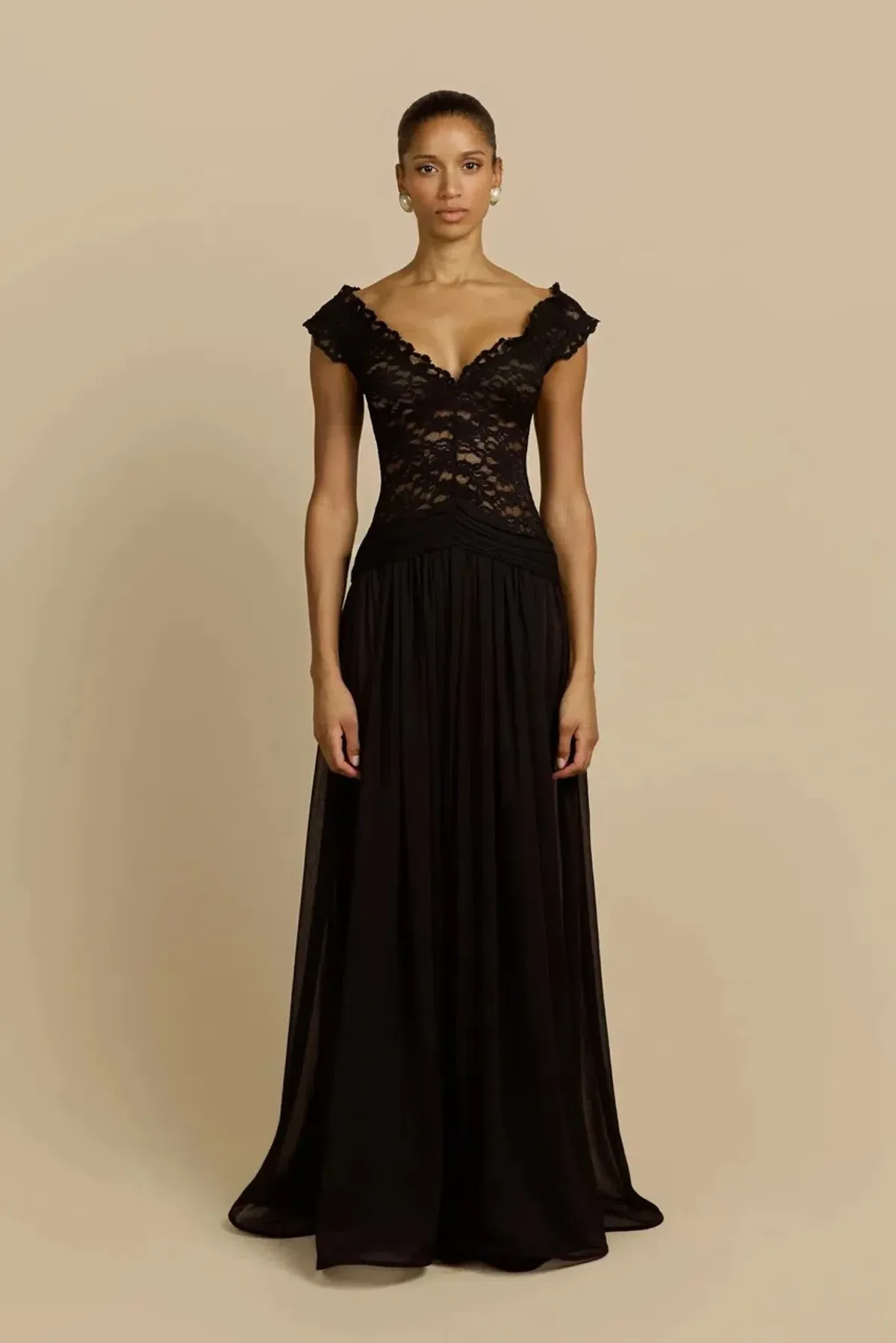 ARCINA ORI ARABELLA DRESS BLACK SIZE 6 (XS) - Image 1