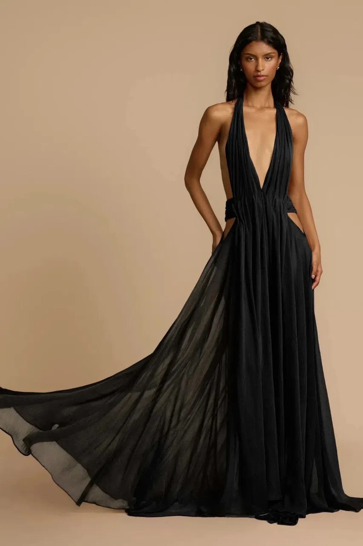 ARCINA ORI FLORENCE DRESS BLACK SIZE 8 (S) - Image 4