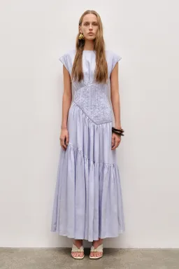 Aje Ecliptica Midi Dress for rent on The Volte - image 1