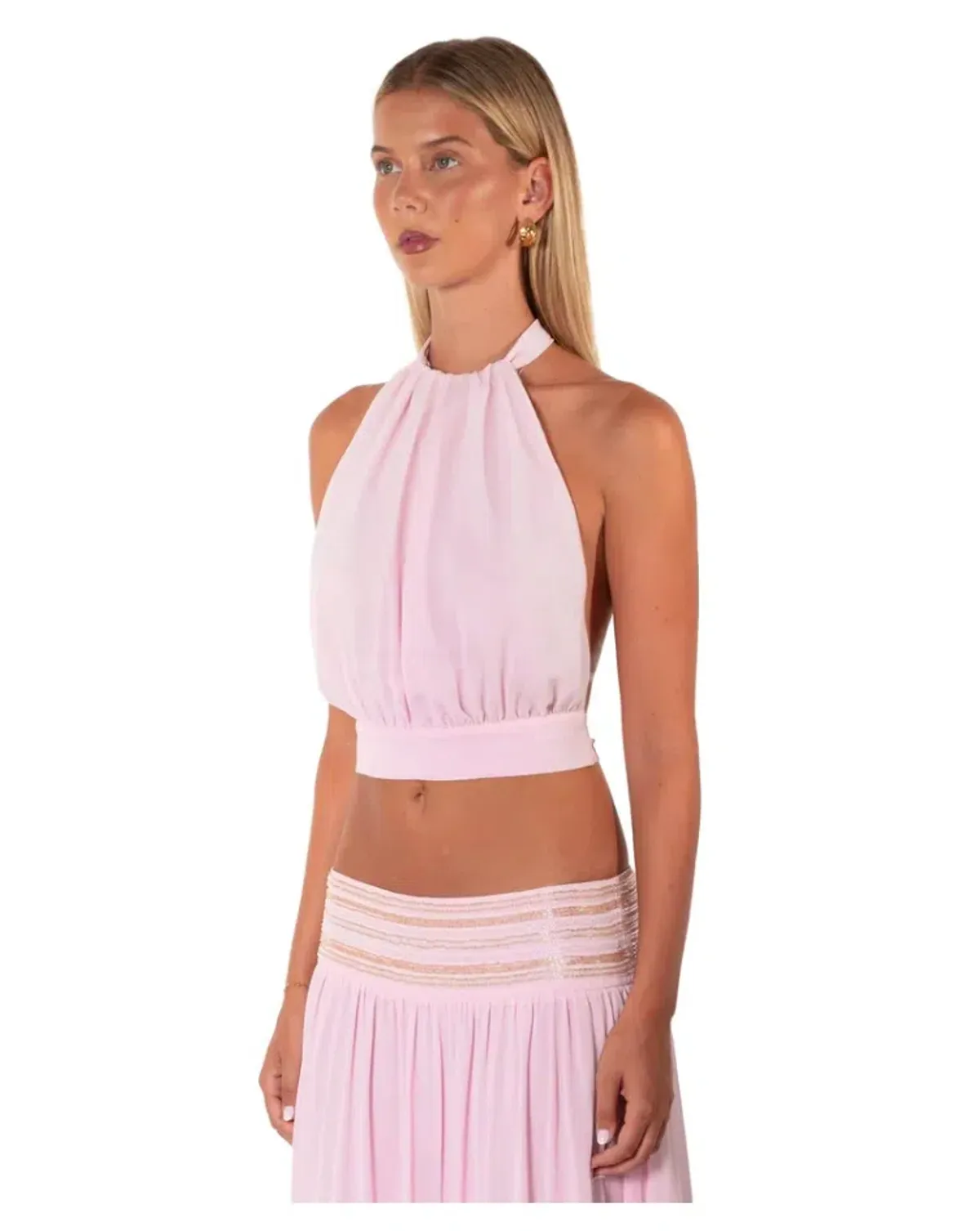 i am delilah, Octavia Halter Set, Quartz, set, maxi, pink, size 8  - Image 2