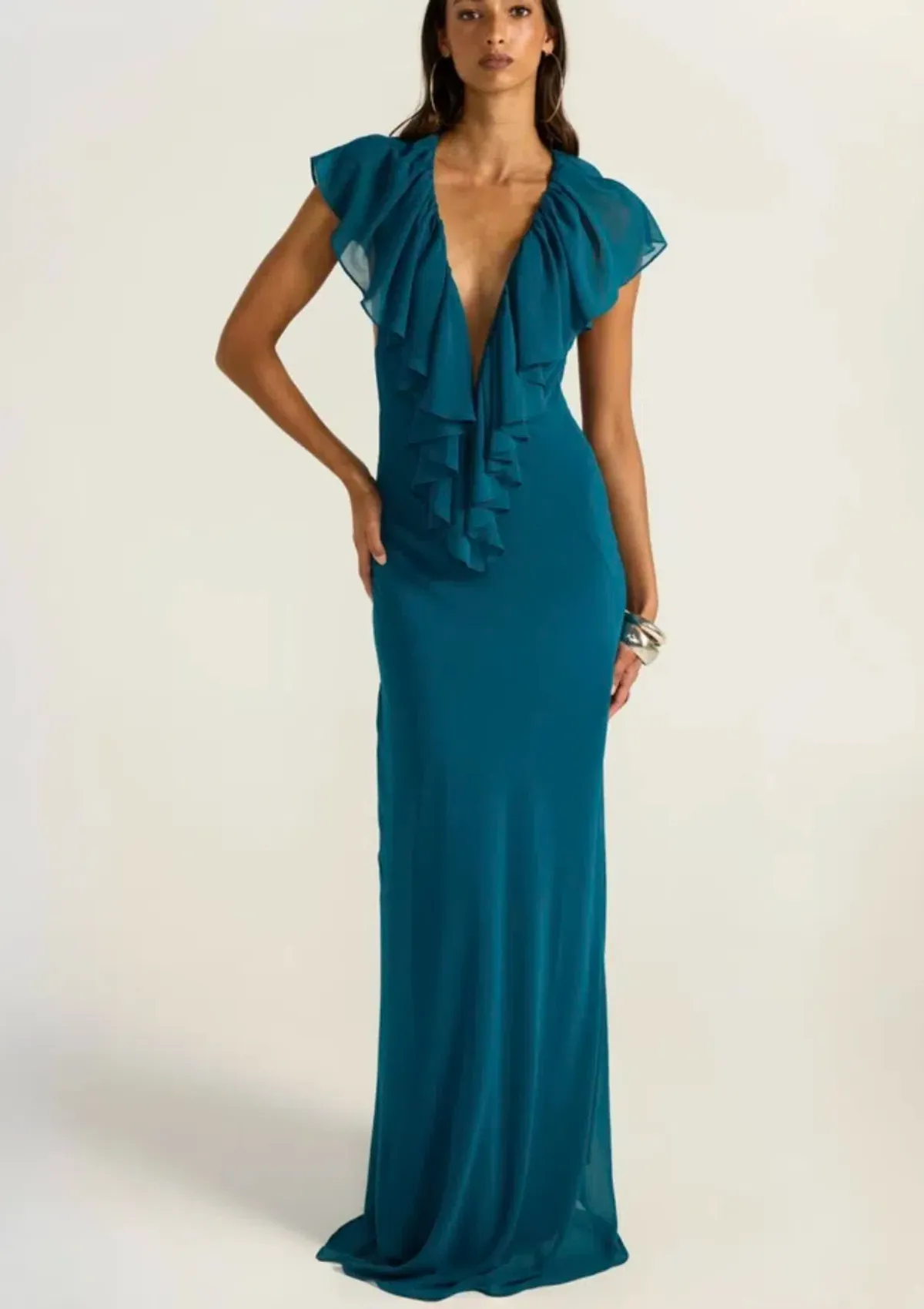 Ancegria, Clover maxi, Teal, size 6, maxi - Image 3