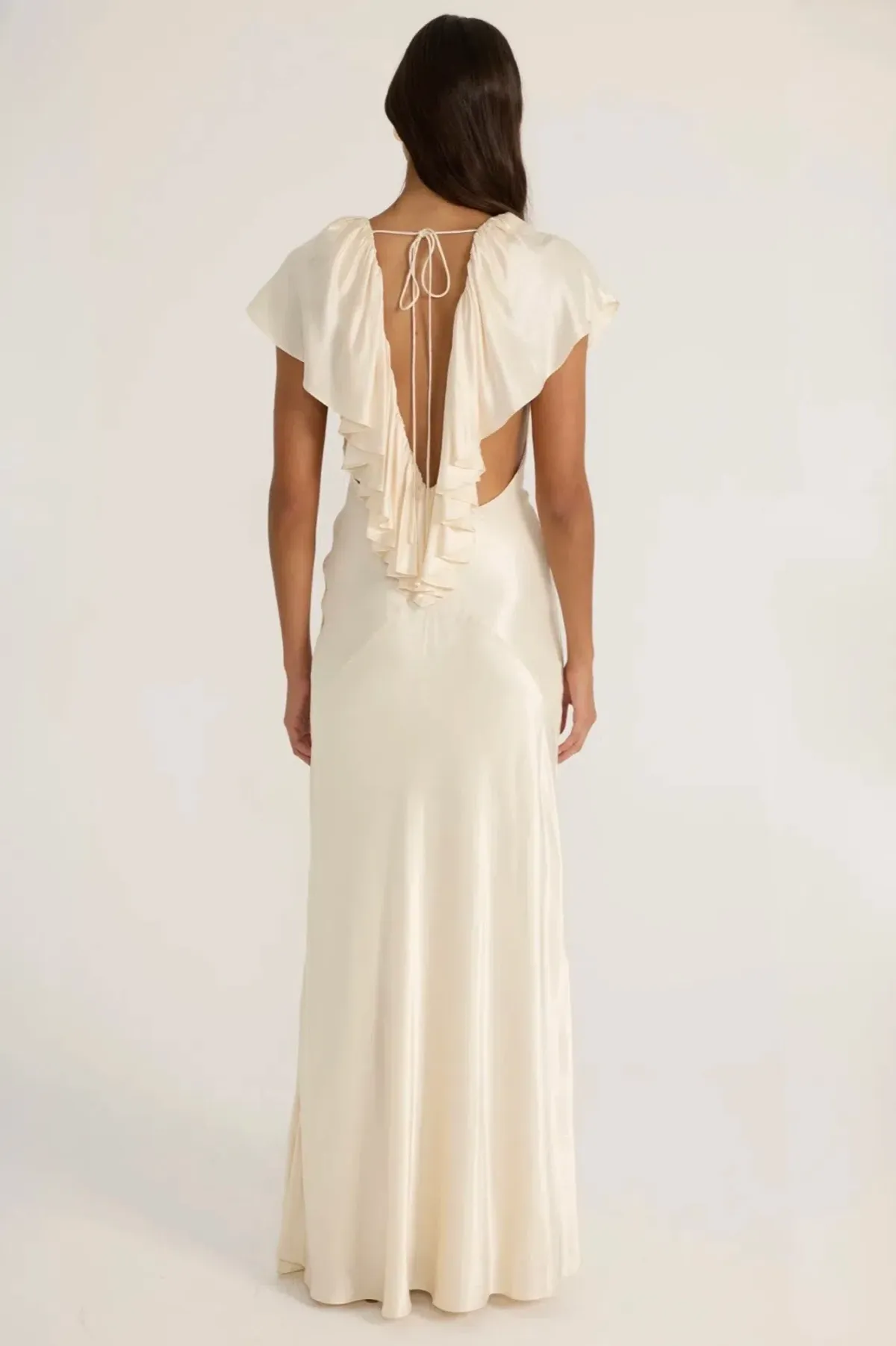 Clover Gown Satin Cream - Image 5