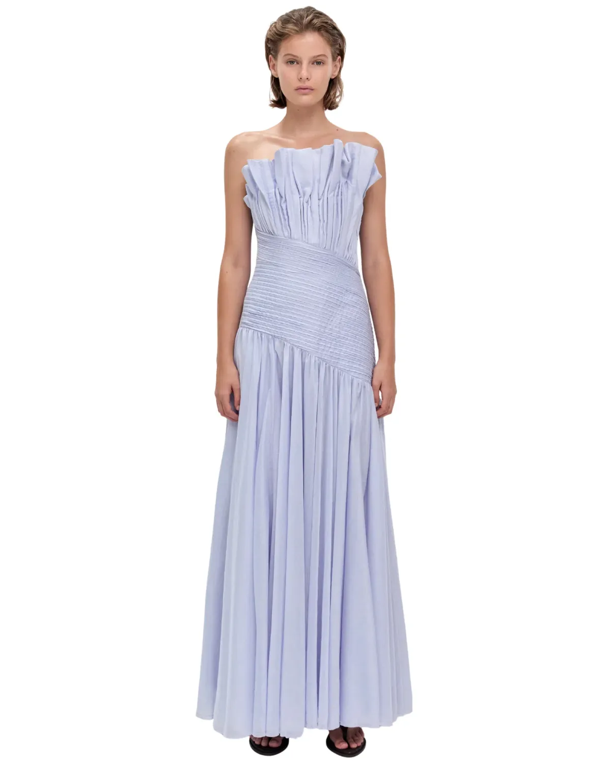 Aje Aquiline Gown French Blue Size 16 - Image 4