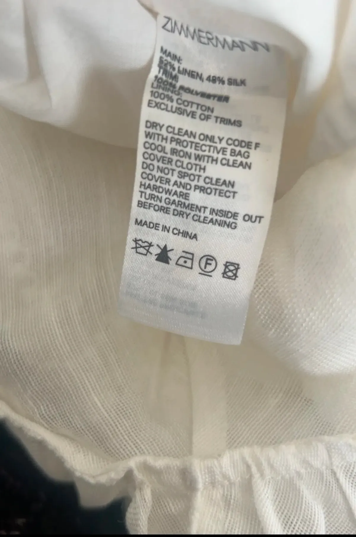 Zimmermann Allia Pintuck Short Dress – Ivory – Size 2 / AU 12 - Image 3