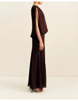 Shona Joy Amina Off Shoulder Blouson Maxi Dress for rent on The Volte - image 3
