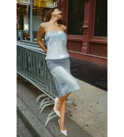 Mode Mischief Melt Panel Midi Dress in Jellyfish Size AU10 for rent on The Volte - image 3