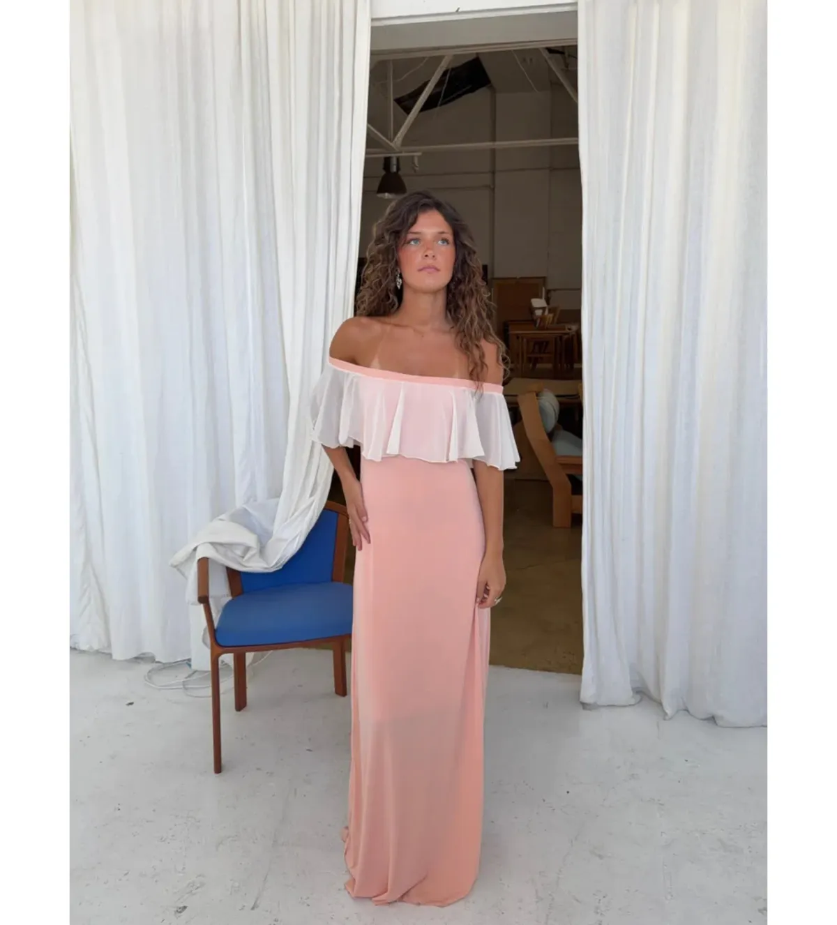 LaMarie Phyllis Maxi Dress in Pink Size 8 - Image 1