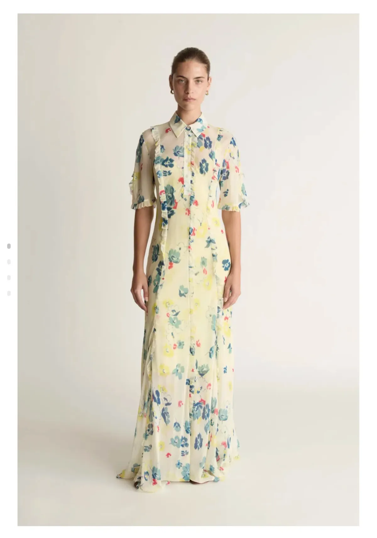 Lee Mathews Floral Olivia Dress sz 3 (12-14) - Image 1