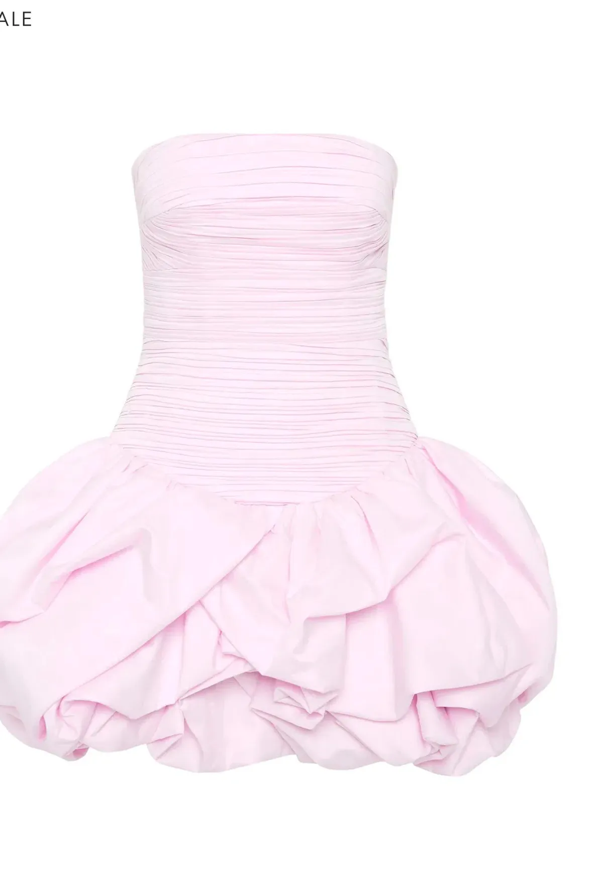 Violette bubble hem mini dress  - Image 3