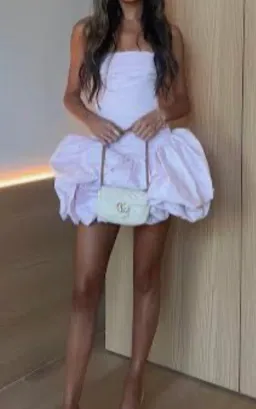 Violette bubble hem mini dress  for rent on The Volte - image 4