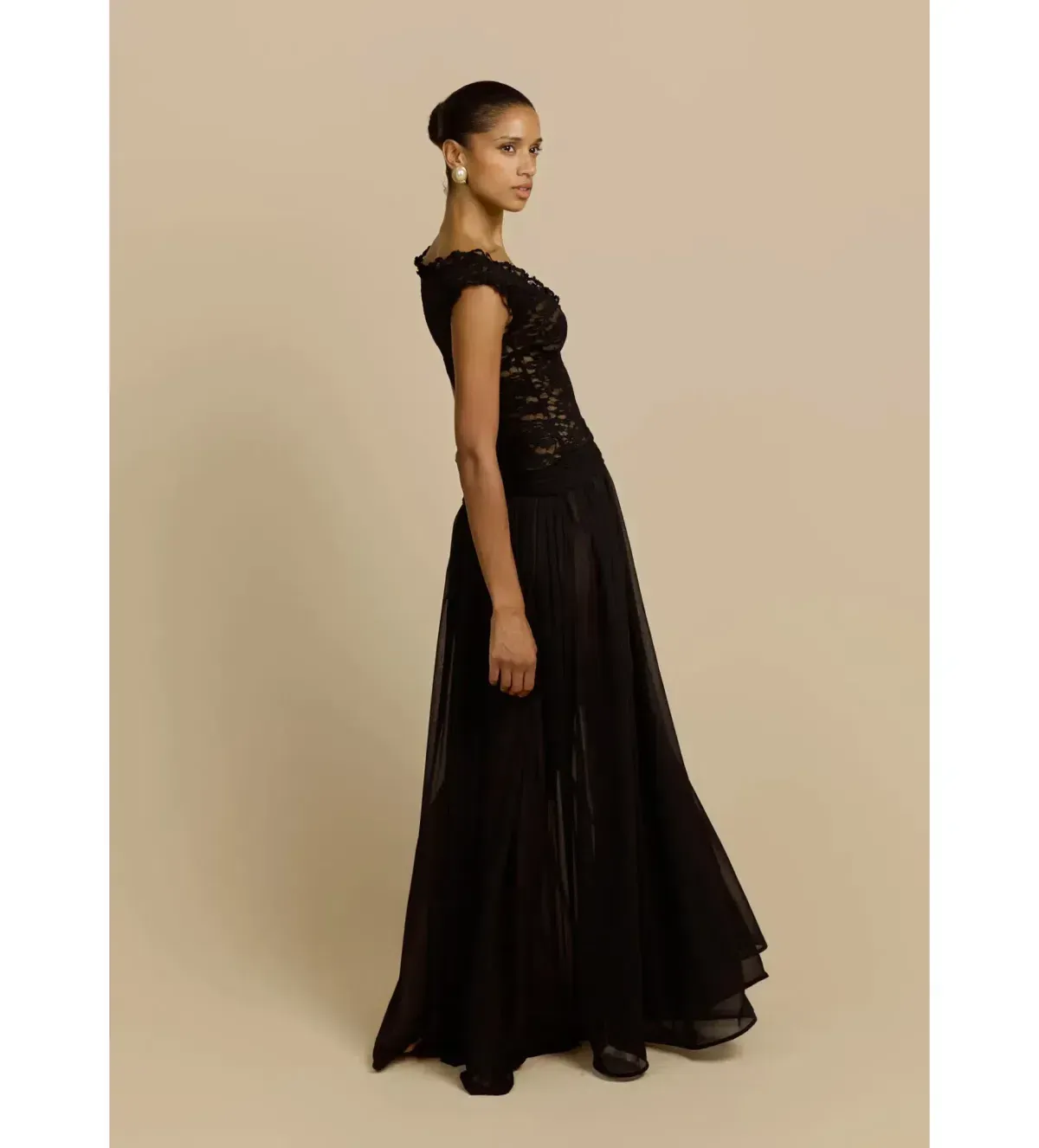 Arcina Ori Arabella Lace Maxi Black Sizes XS & S - Image 2