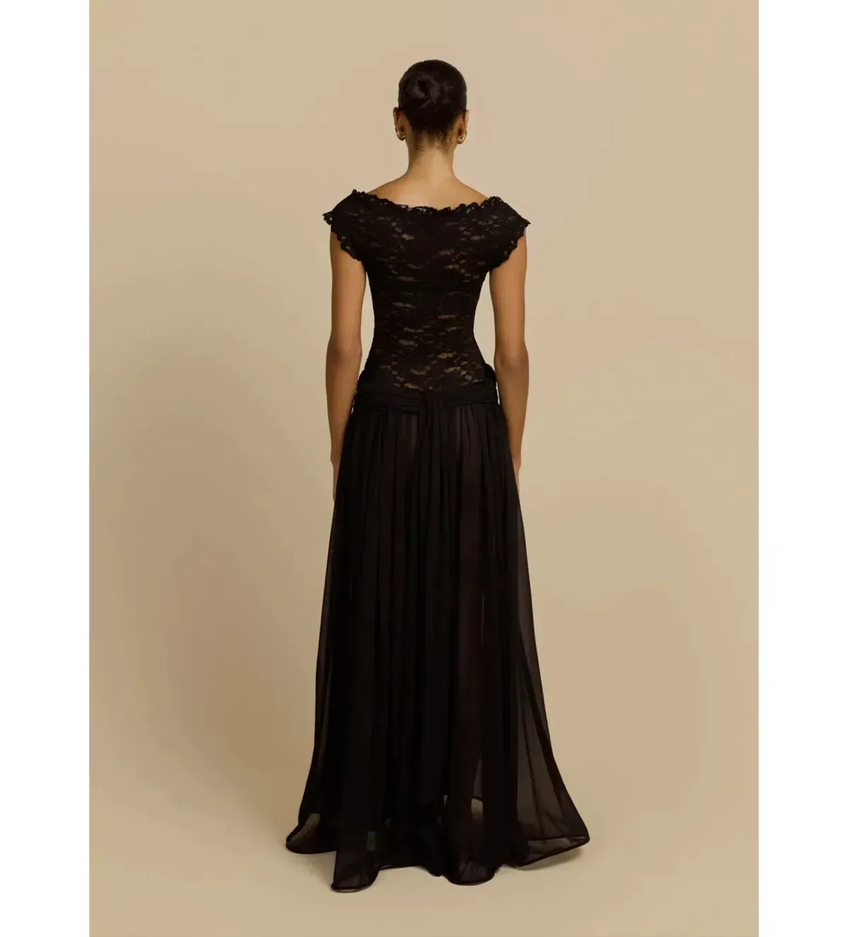 Arcina Ori Arabella Lace Maxi Black Sizes XS & S - Image 3