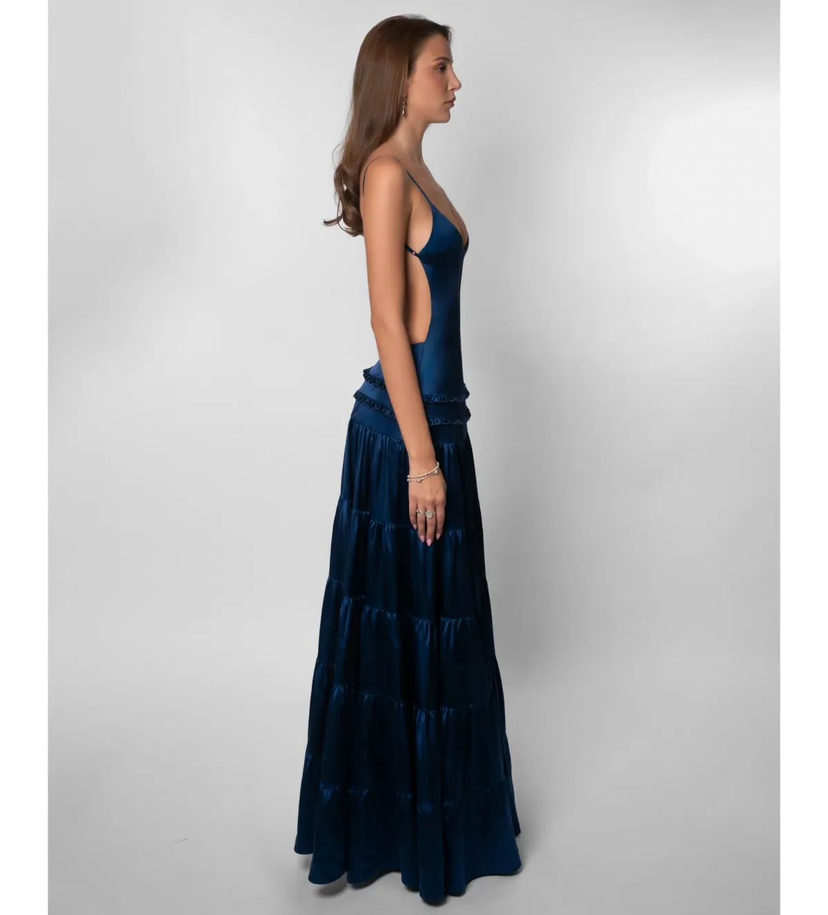 Fenity Raven Maxi Dress in Navy Size AU6 - Image 2