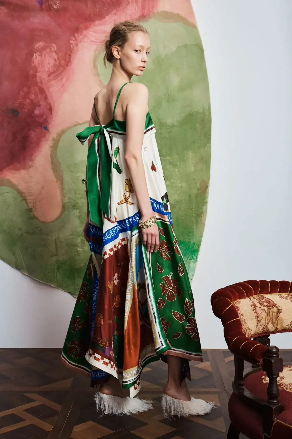 Alemais Tangible Love Silk Midi Dress size 8-10 / Small - Image 5