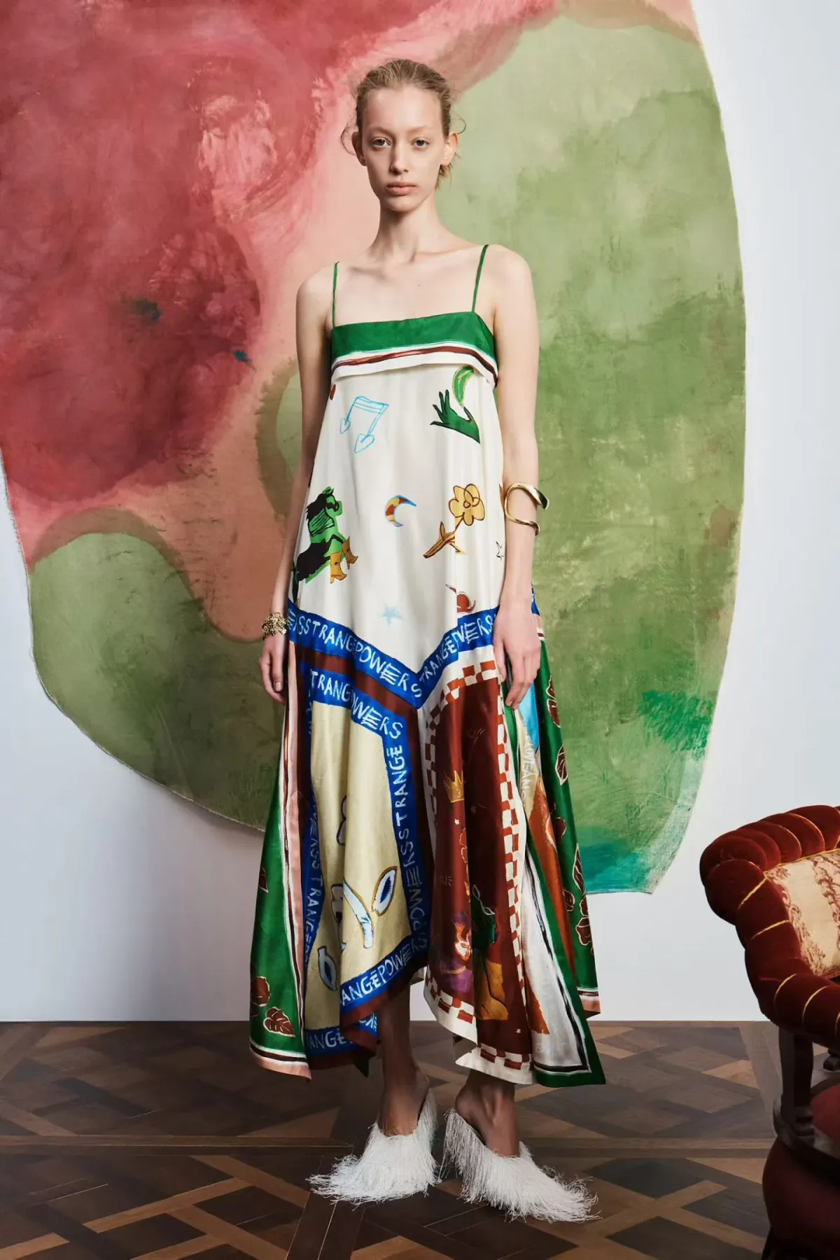 Alemais Tangible Love Silk Midi Dress size 8-10 / Small - Image 2