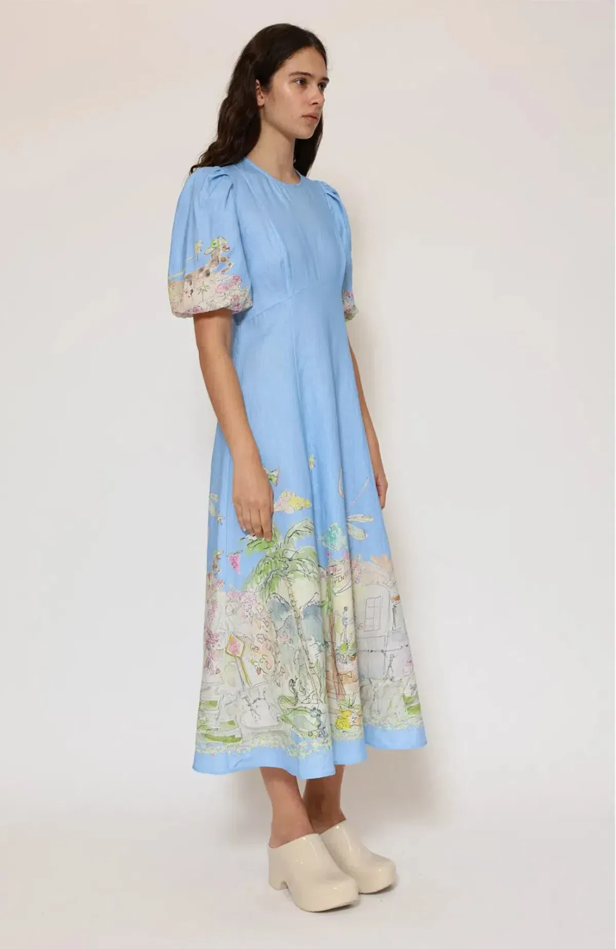 Alemais Anouk Linen Midi Dress Size AU 10 / M - Image 2