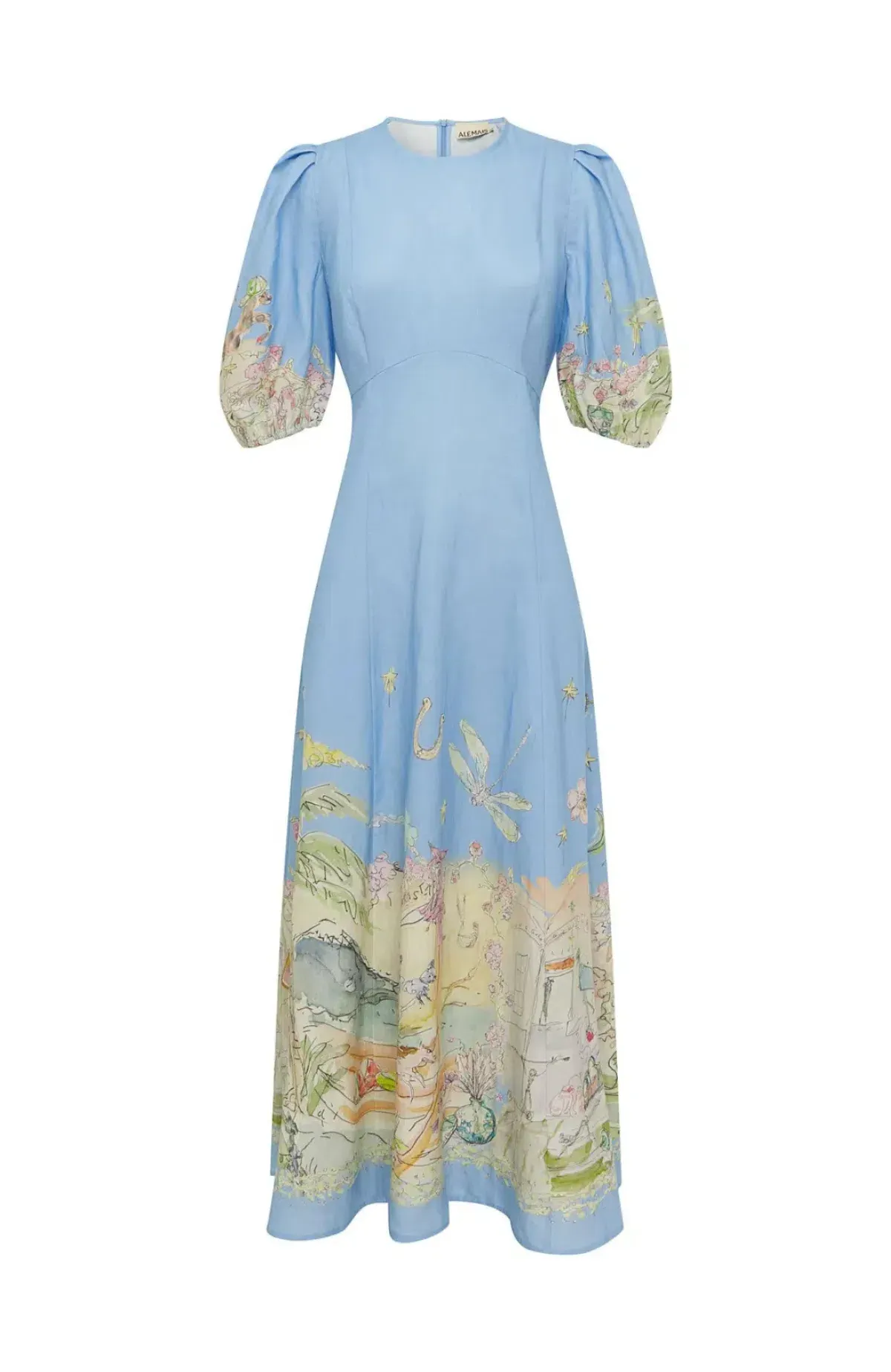 Alemais Anouk Linen Midi Dress Size AU 10 / M - Image 4
