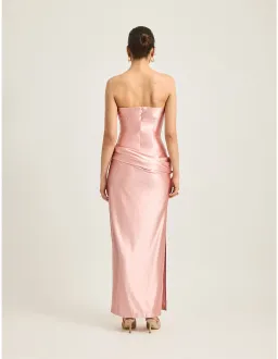 🌸 TOJHA Mylah Dress – Blush Pink Maxi Gown – Size 10 AU 🌸 for rent on The Volte - image 3