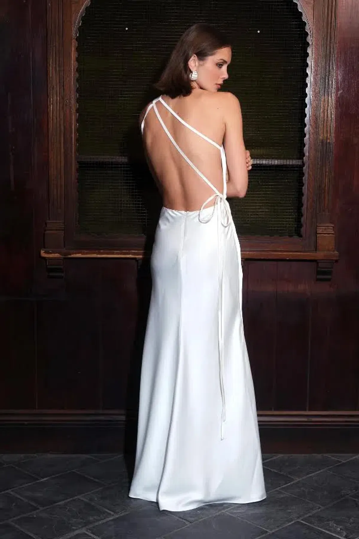 🤍Sonya Moda Crete Dress – Ivory White – Size S / 8 AU – Maxi Gown 🤍 - Image 2