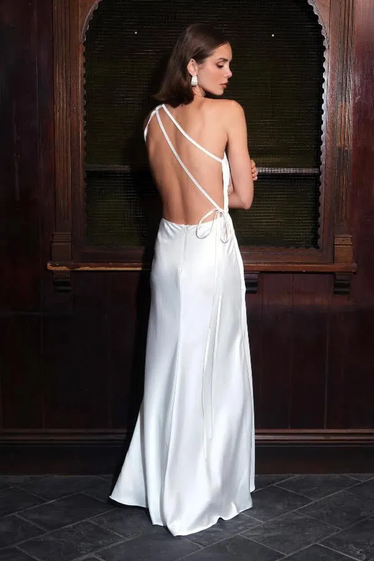 🤍Sonya Moda Crete Dress – Ivory White – Size S / 8 AU – Maxi Gown 🤍 - Image 9