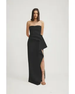🖤 TOHJA November Dress - Size XS / 6 AU - Black Maxi Gown 🖤 for rent on The Volte - image 2