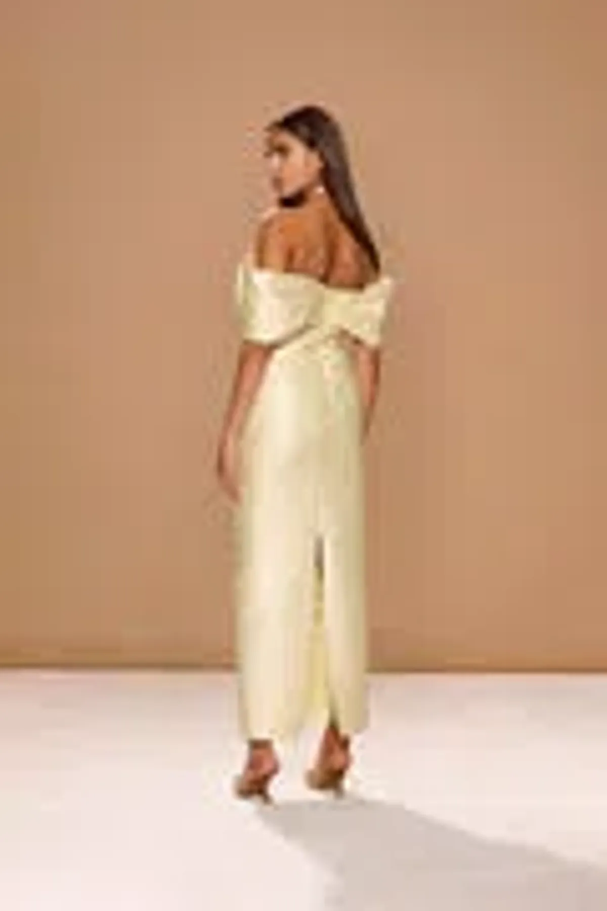 💛 Sonya Moda Aspen Gown in Butter Yellow - Size 10 / M Column Maxi Dress 💛 - Image 2
