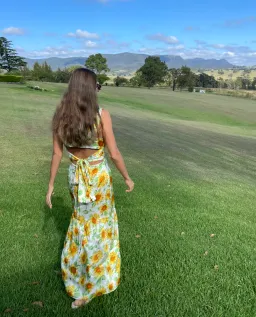 Bec + Bridge Sunflower Maxi Dress for rent on The Volte - image 4