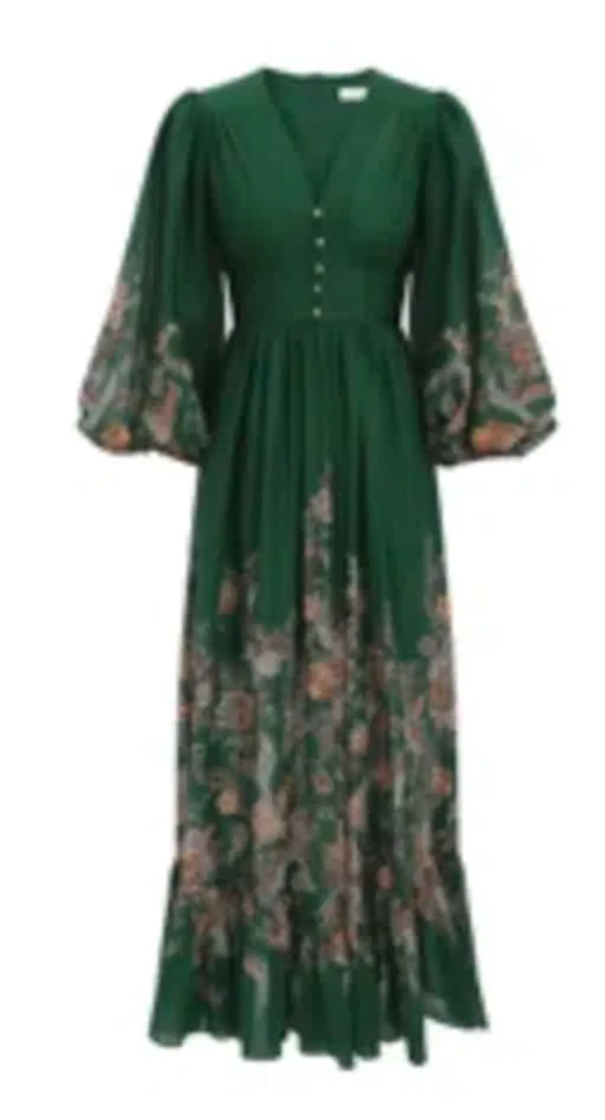 Rhiannon Plunge Maxi Dress - Green - Size 2 - Image 1