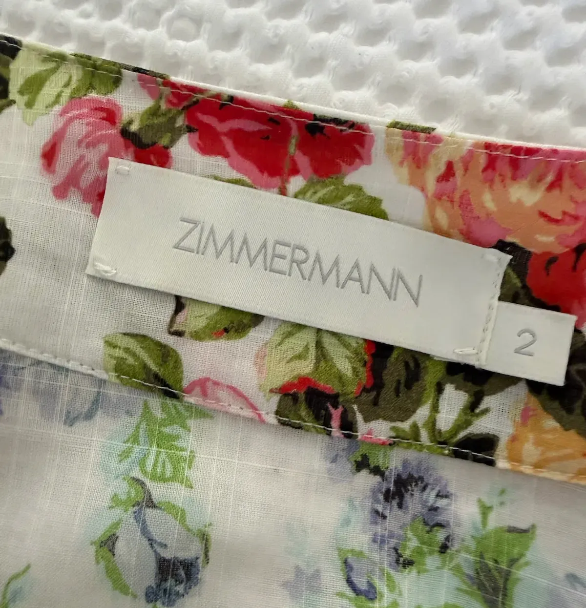 Zimmerman Pattie Patchwork Long Dress Patch Floral Size 1 - Net a porter exclusive, Net Sustain - Image 4