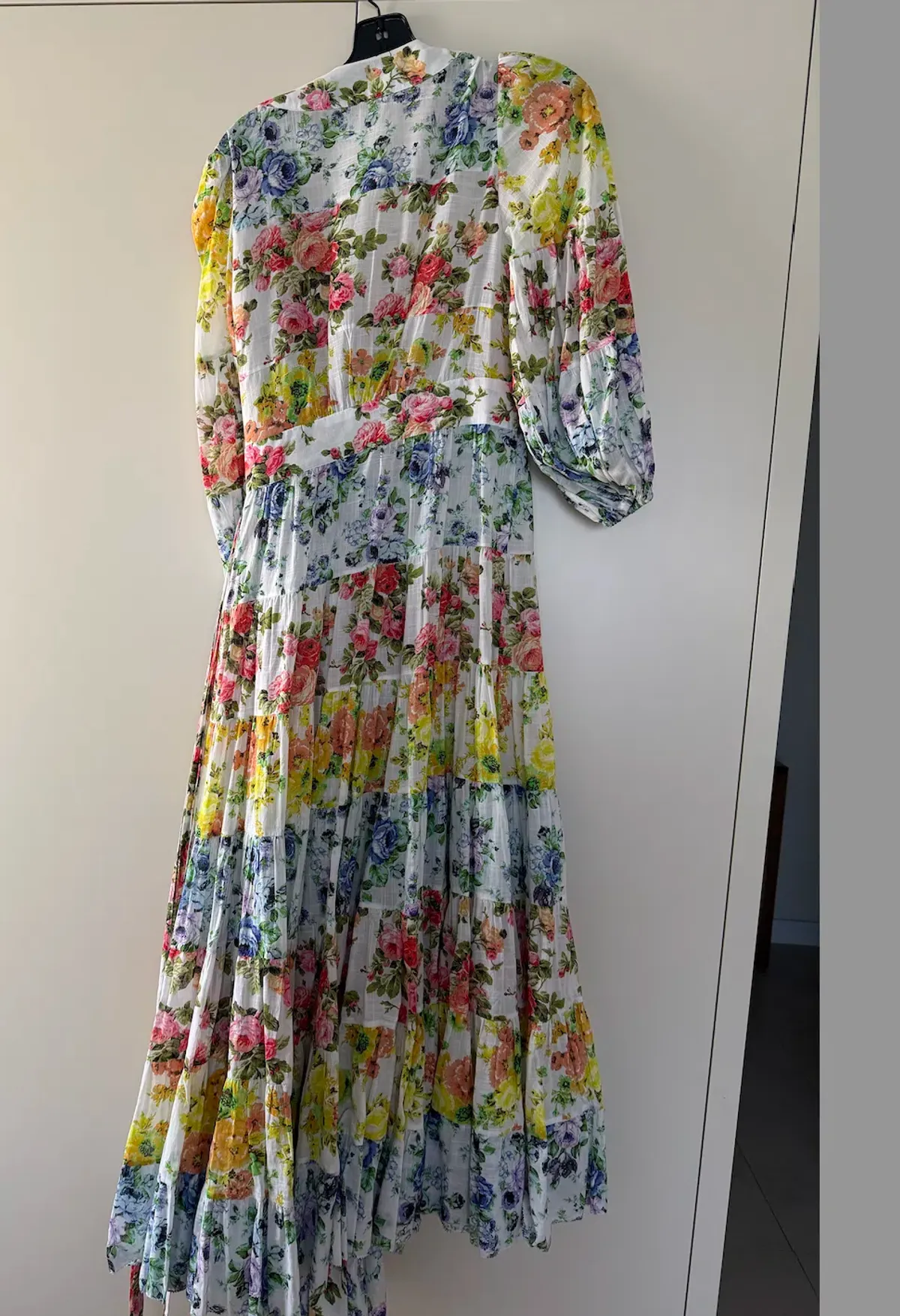 Zimmerman Pattie Patchwork Long Dress Patch Floral Size 1 - Net a porter exclusive, Net Sustain - Image 3