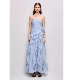 Aje Canyon Gown in Cloud Blue Size S/AU8 for rent on The Volte - image 1