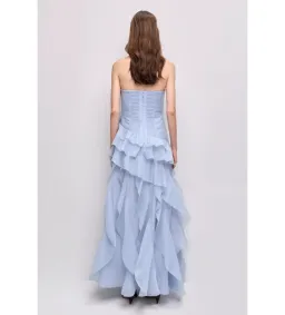 Aje Canyon Gown in Cloud Blue Size S/AU8 for rent on The Volte - image 4