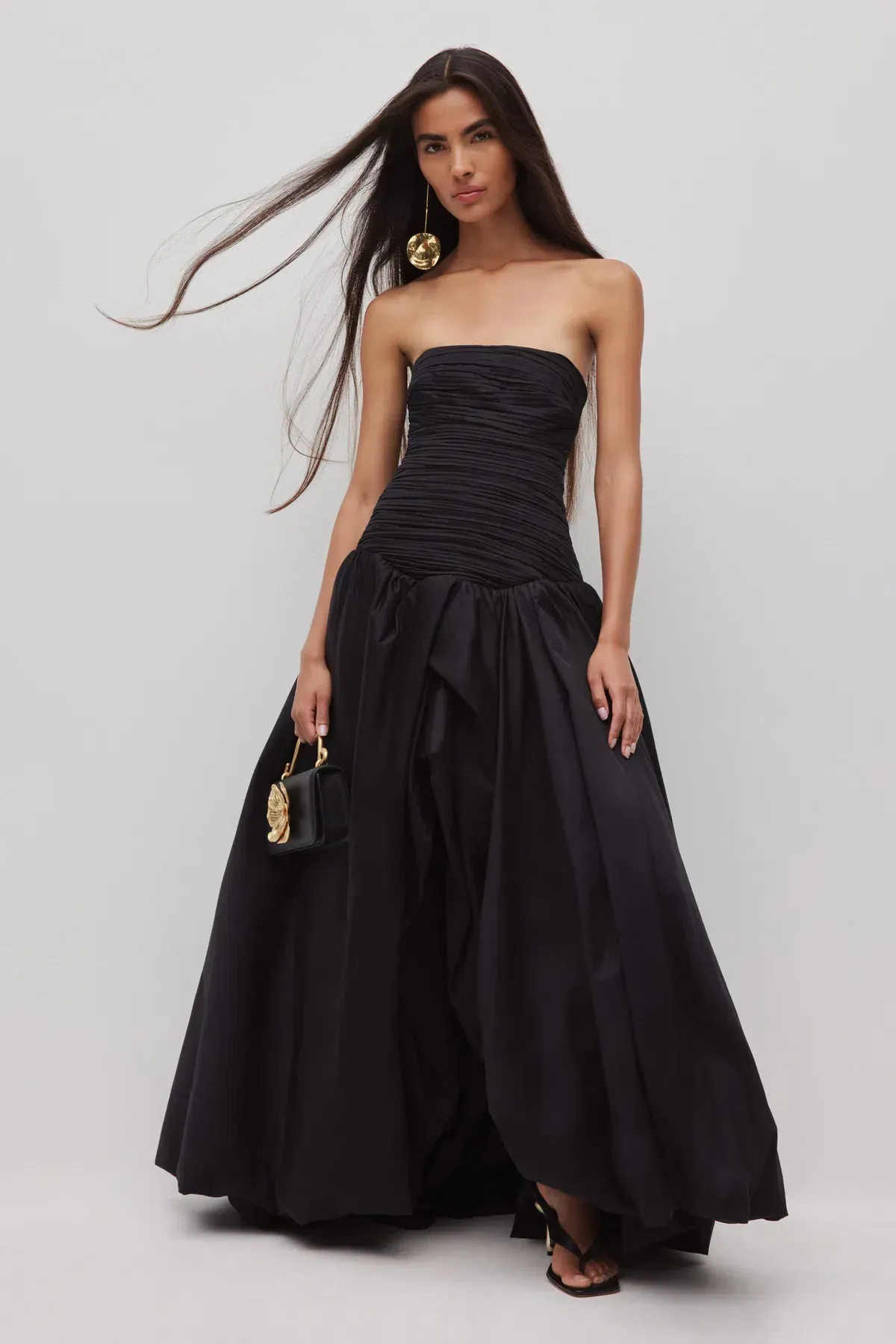 AJE VIOLETTE BUBBLE HEM MAXI DRESS SIZE 6 - Image 4