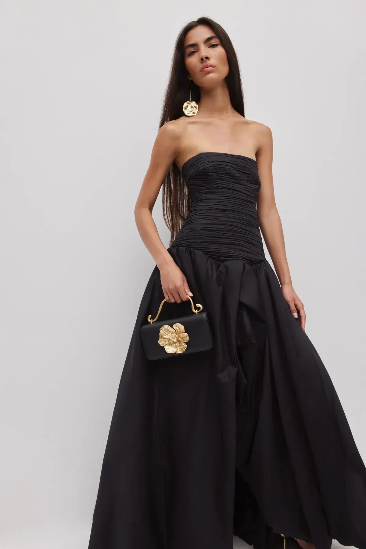 AJE VIOLETTE BUBBLE HEM MAXI DRESS SIZE 6 - Image 5