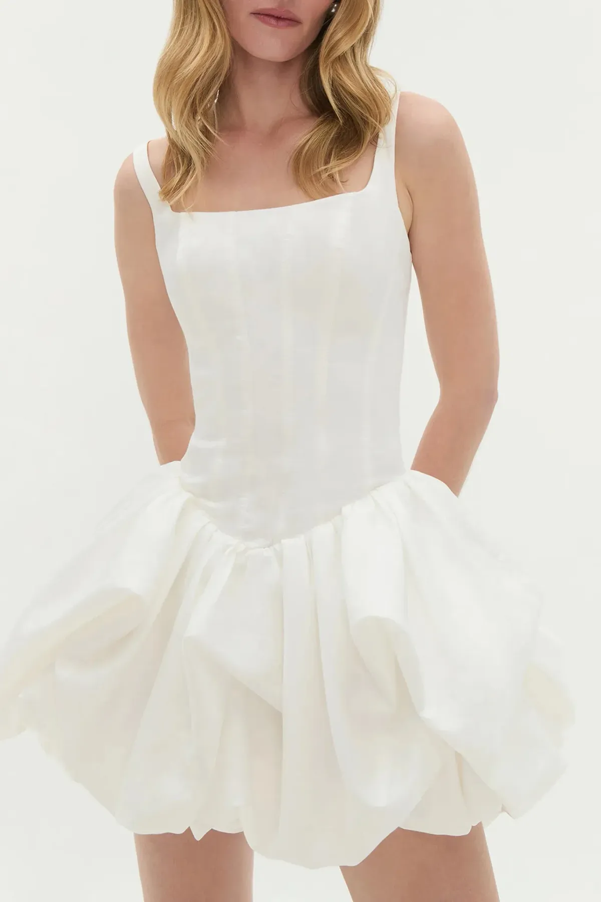 Aje Alani Mini Dress | Ivory | Size 10 - Image 4