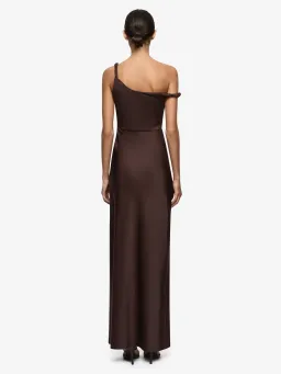 BEC + BRIDGE LUNETTA TWIST STRAP DRESS DARK CHOCOLATE SIZE 6 for rent on The Volte - image 5