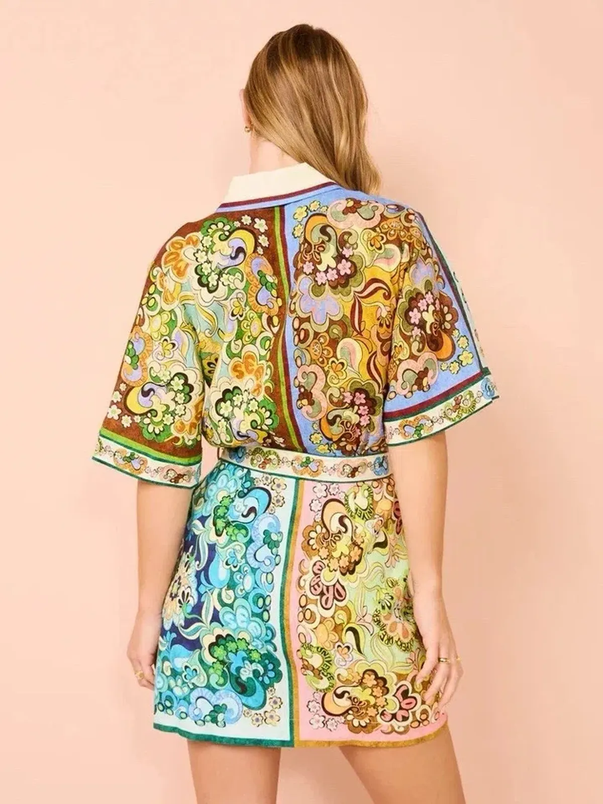 Alemais Dreamer Mini Dress In Multi Size AU 8 - Image 5