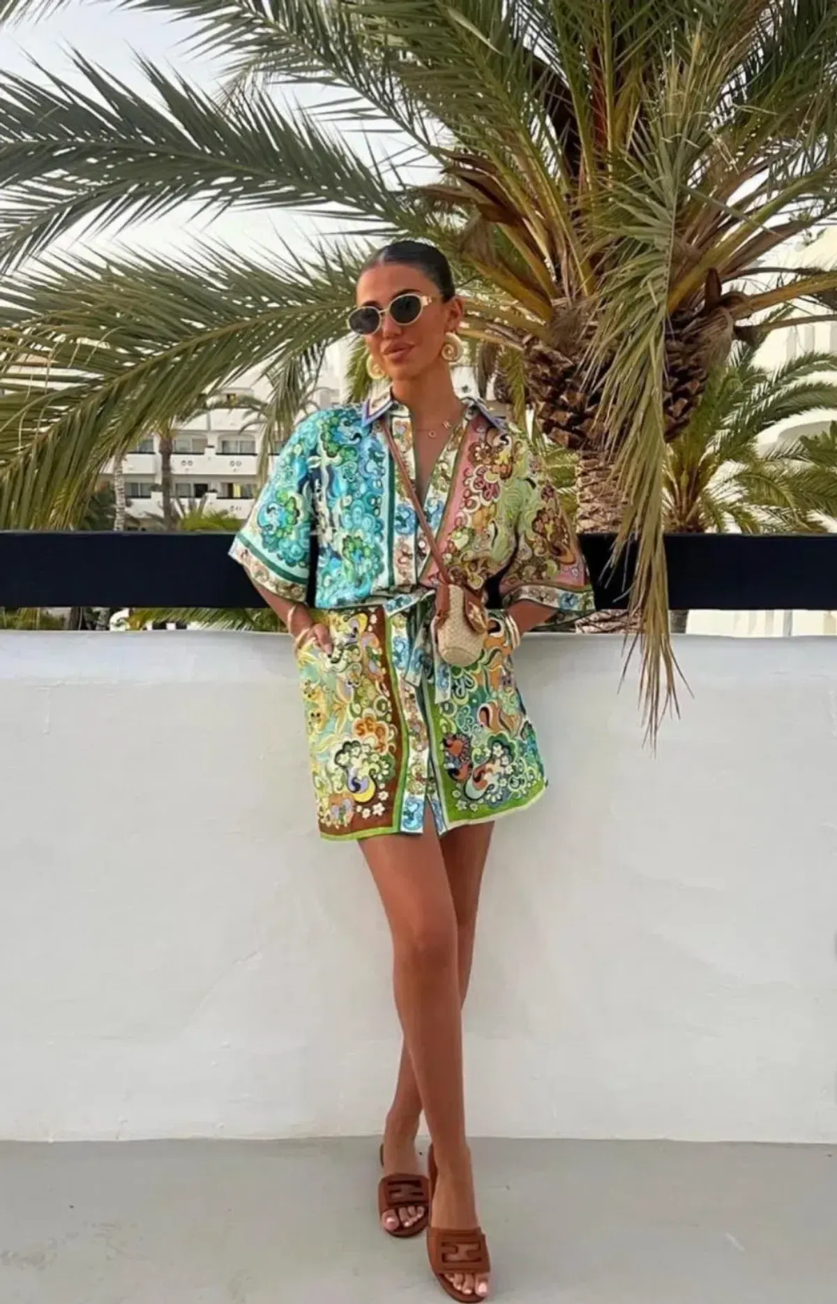 Alemais Dreamer Mini Dress In Multi Size AU 8 - Image 3