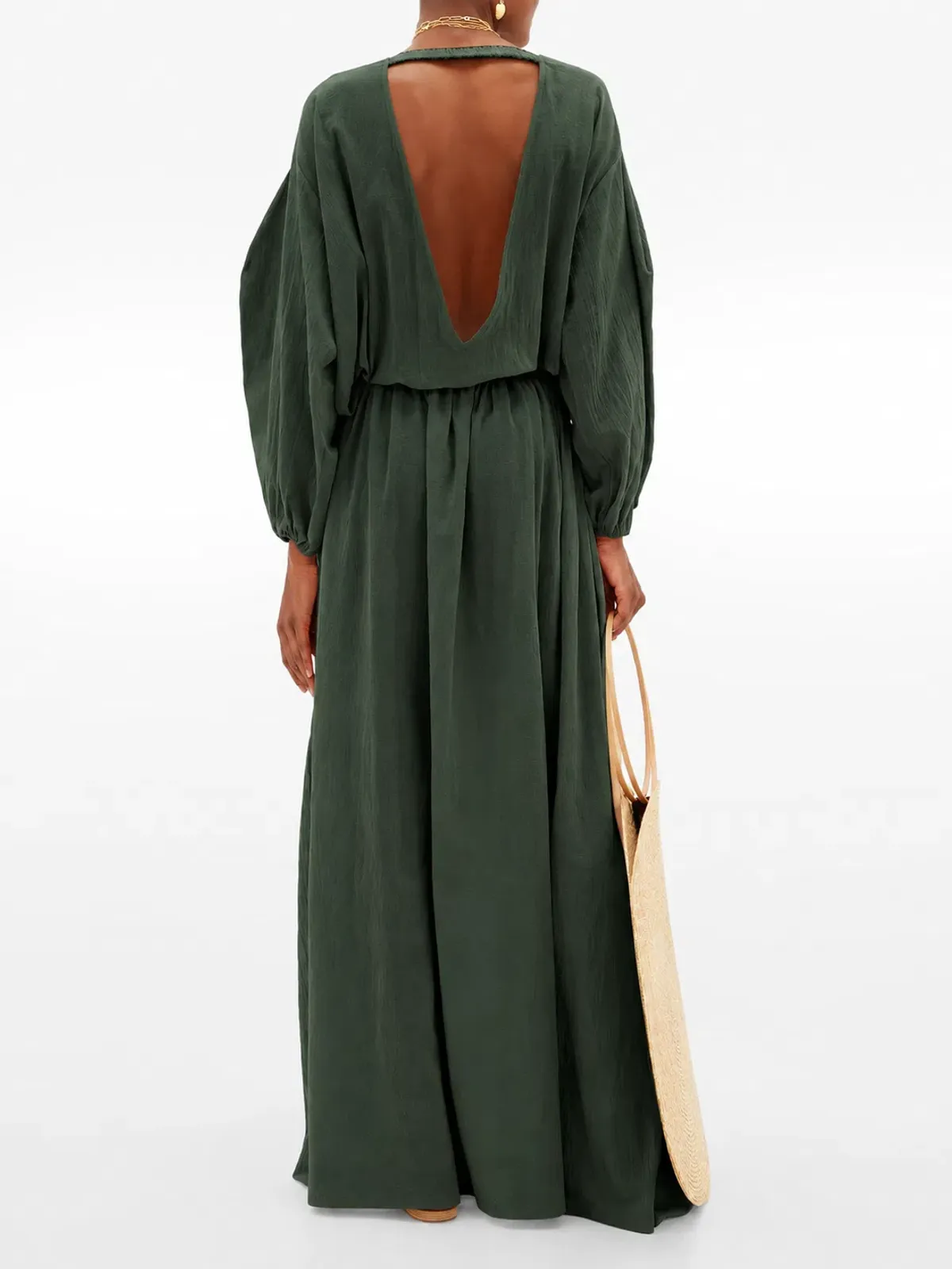 Albus Lumen Licentia Maxi Dress size 10 Green - Image 2