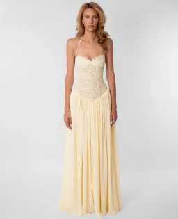 Fenity Faye Dress in Butter Size S for rent on The Volte - image 1