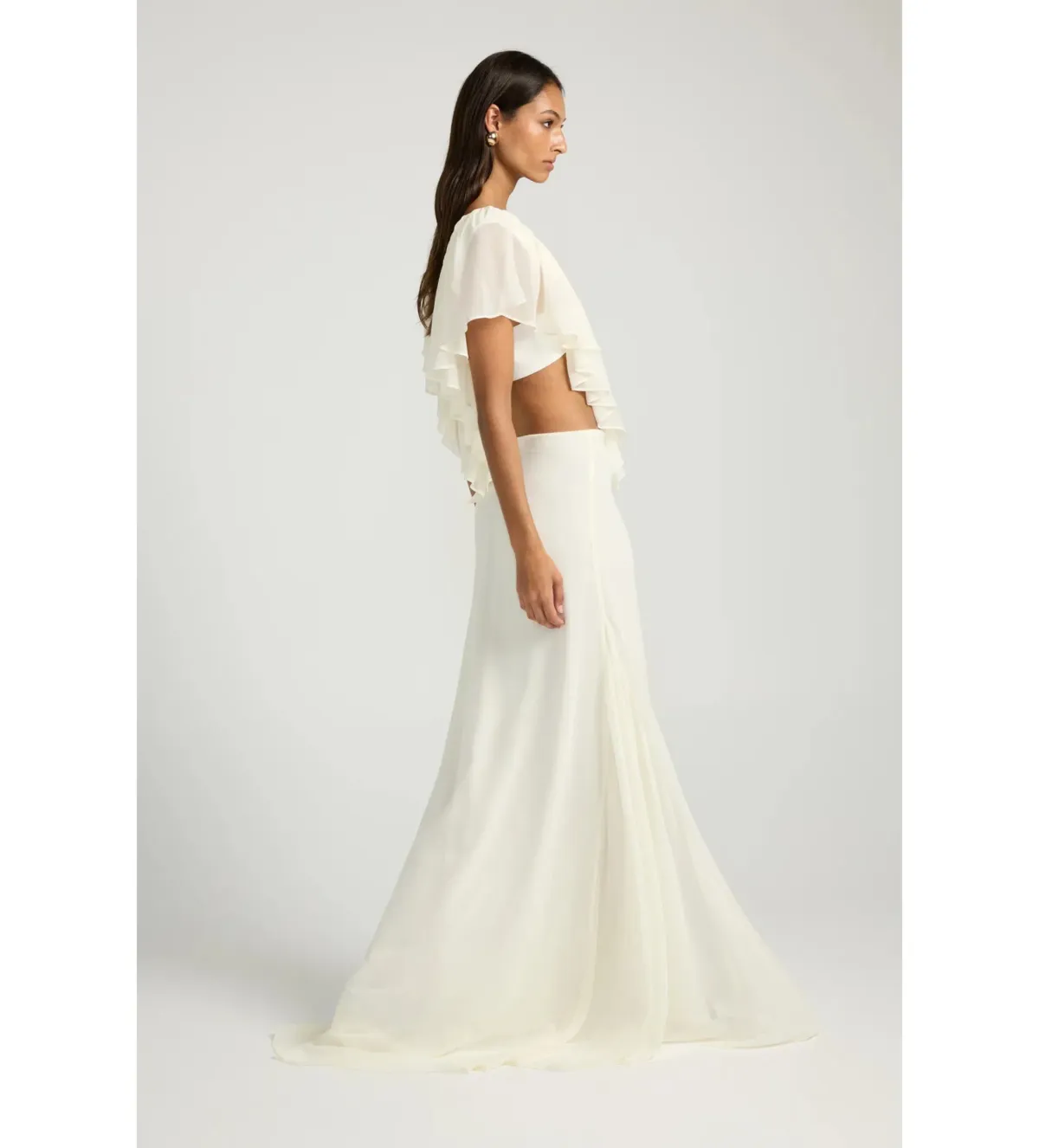 Ance Gria Clover Top and Skirt Set in Ivory Size AU8 - Image 3