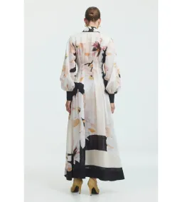 Aje Rosanna Midi Shirt Dress in Fleur De Nuit Size AU8 for rent on The Volte - image 3