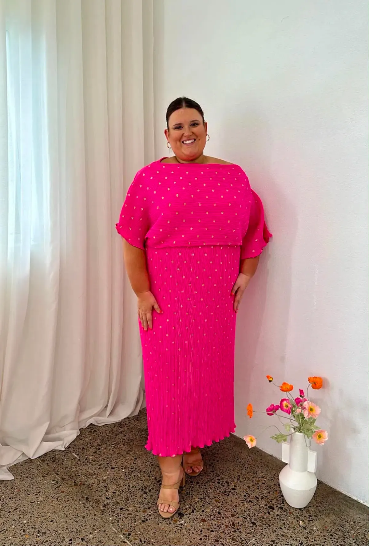 Pink Tilly Dress  - Image 3