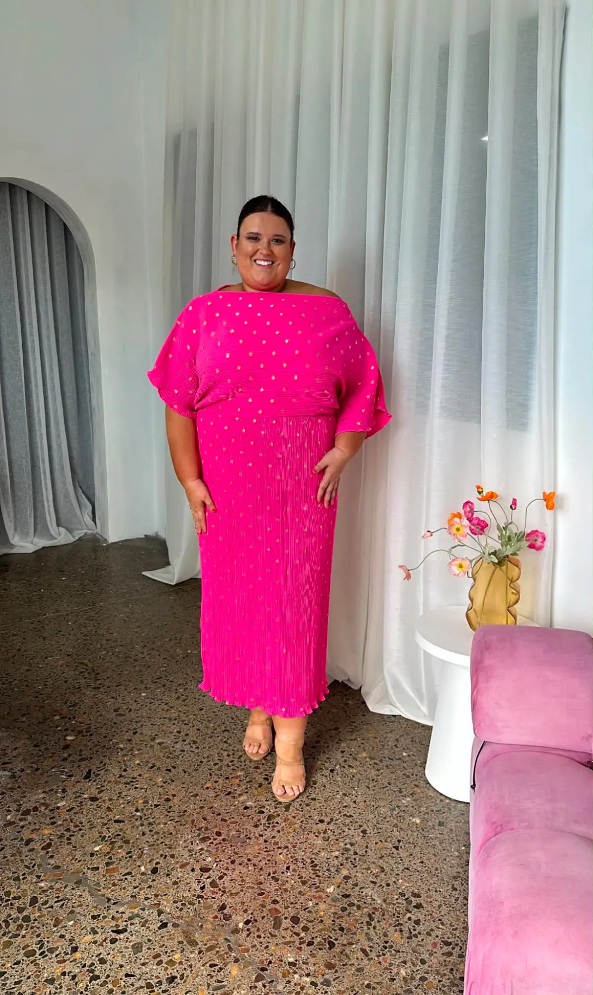Pink Tilly Dress  - Image 1