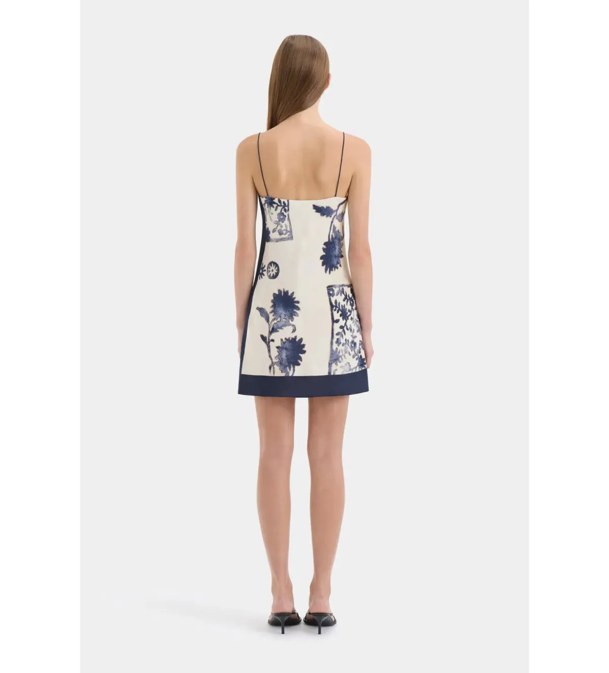 SIR The Label Phillipa Slip Mini Dress in Eira Midnight Size 2/AU10 - Image 3