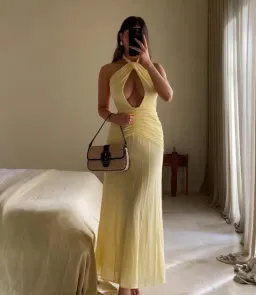 Venroy Halter Neck Maxi Size 8  for rent on The Volte - image 1