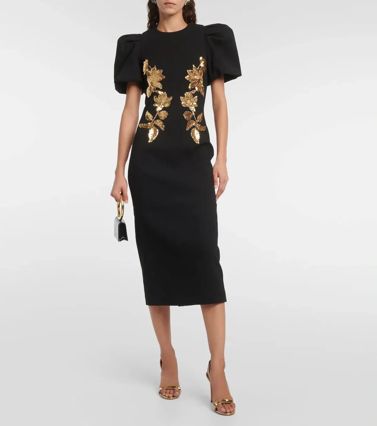 Rebecca Vallance Versailles Sequin Embellished Midi Dress Size 10 - Image 1